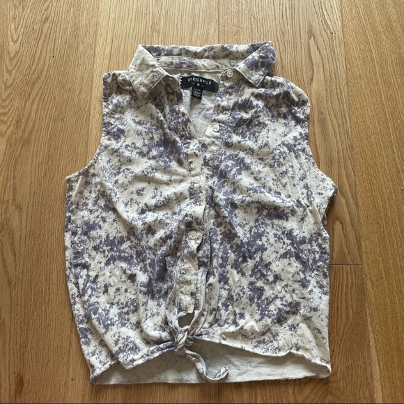 By Corpus UO button  down boho tank top - XS - Picture 4 of 11